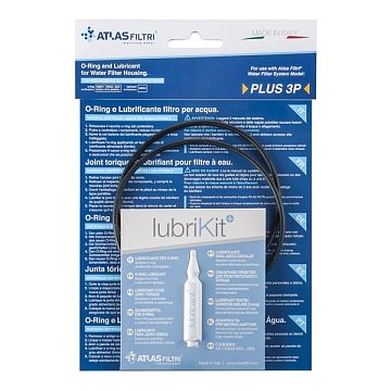 Уплотнительное кольцо + силикон Atlas Filtri для колб Senior 3P RE9020677 Ø91.5х5.3мм - фото