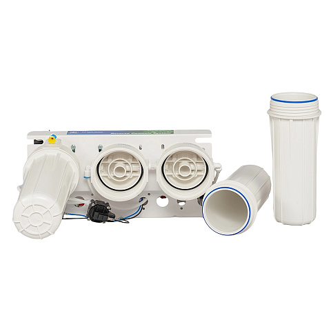 Фильтр обратного осмоса с помпой Aquafilter RO7-75P (FRO5MPA) RP75139715 с мембраной 75GPD минерализатором Aimro и Aifir - фото