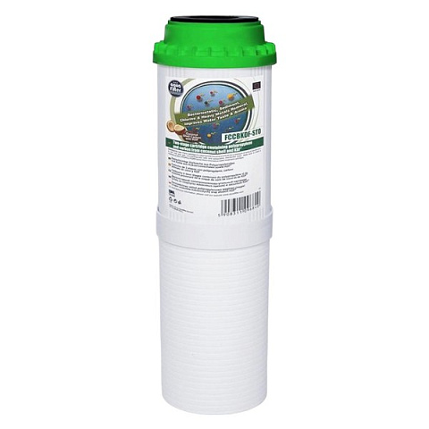 Картридж з активованим вугіллям Aquafilter FCCBKDF-STO Ø70x250мм 45°C - фото