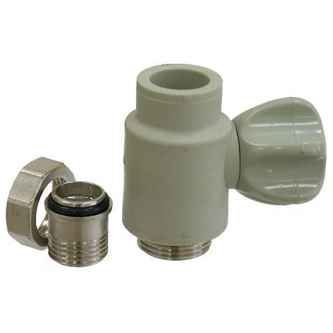 Кульовий кран для радіатора прямий KAS d20 мм (9633700) - фото