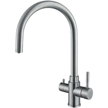 Змішувач для кухні Fabiano SKFC 90ST Inox з підключенням фільтра води 8232.401.0952 - фото
