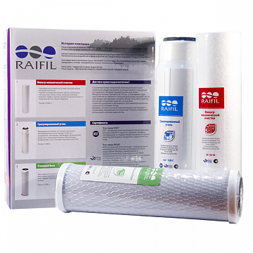 Набор картриджей для фильтра Raifil 1-2-3 - фото