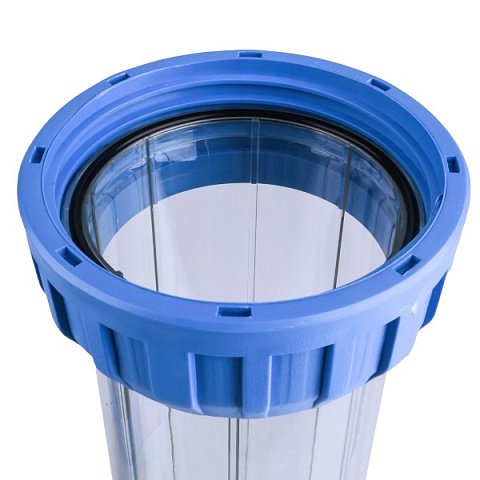 Промывной магистральный фильтр Aquafilter FHPR34-3V_R G3/4'' (латунь) 10'' 45°C 6bar (без картриджа) - фото