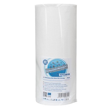 Картридж полипропиленовый Aquafilter FCPS20M10BB Ø108x255мм 20mcr 45°C (очистка от механических примесей) - фото