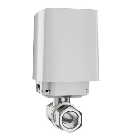 Кран шаровый с электроприводом AJAX WaterStop 1'' DN25 PN10 белый - фото