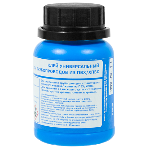 Клей універсальний для труб ПВХ/ХПВХ USTM 120 мл - фото