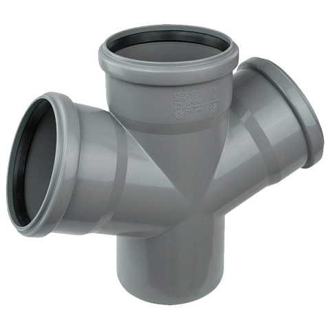 Хрестовина каналізаційна Ostendorf d110 кут 67 (115900) - фото