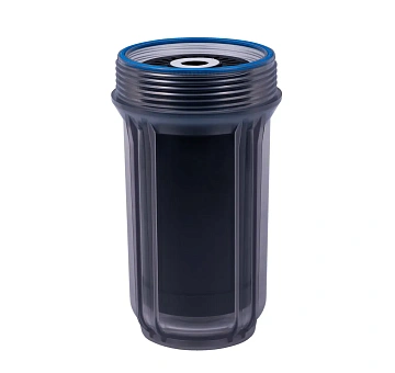 Картридж з кокосовим вугіллям Aqualite GAC10BB Ø107x250мм 45°C (очищення від хлору та органічних забруднень) - фото