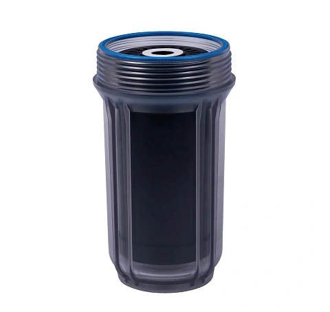 Картридж с кокосовым углем Aqualite GAC10BB Ø107x250мм 45°C (очистка от хлора и органических загрязнений) - фото