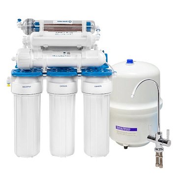 Фильтр обратного осмоса Aquafilter RO7-75 (FRO5MA) RX75259516 с мембраной 75GPD минерализатором Aimro и Aifir-2000 - фото