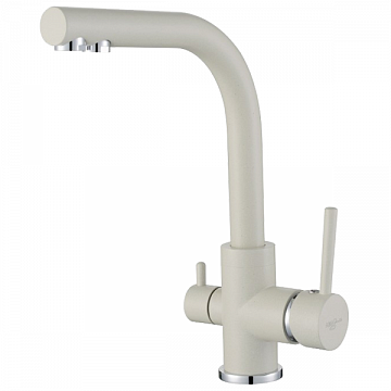 Змішувач для кухні Aquasanita Akvaduo 2663 - 111 Silica - фото