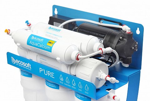 Фільтр зворотного осмосу Ecosoft P’URE AquaCalcium з помпою на станині (MO675MACPSECO) - фото