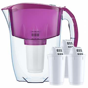 Фильтр-кувшин Аквафор Арктик А5 цикломен (кувшин + 4 картриджа А5) - фото