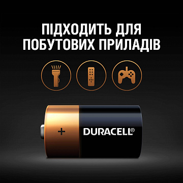 Щелочные батарейки Duracell Basic C (LR14) MN1400 2шт - фото