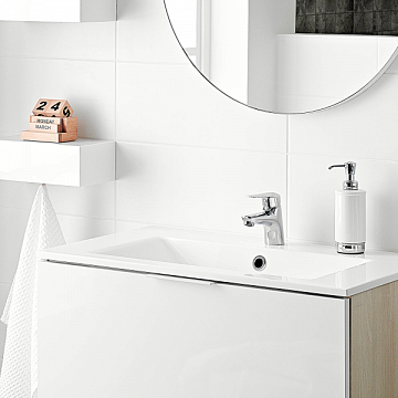 Смеситель для умывальника FERRO DIJON BDJ2 (с донным клапаном) - фото