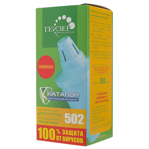 Картридж для фільтра-глечика Гейзер 502 для жорсткої води - фото