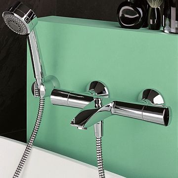 Змішувач для ванни Kludi Zenta з термостатом 351010538 - фото