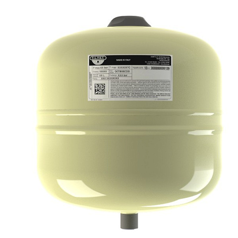 Бак розширювальний Zilmet HYDRO-PLUS E 12 л 3/4''G Ø270 H=264 мм 10 bar 11A0001200/11E0001200 - фото
