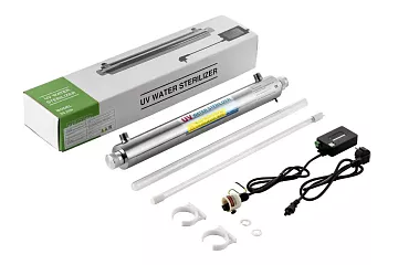 Система ультрафіолетового знезараження SS25W 1,4 м3/год підключення 1/2 - фото