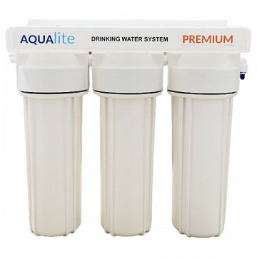 Проточний фільтр питної води Aqualite TRIO під кухонну мийку з краном питної води - фото