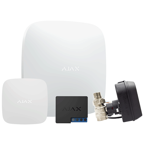 Система защиты от протечек AJAX LeaksProtect (1 кран, 1 датчик, 1 1/4'') - фото