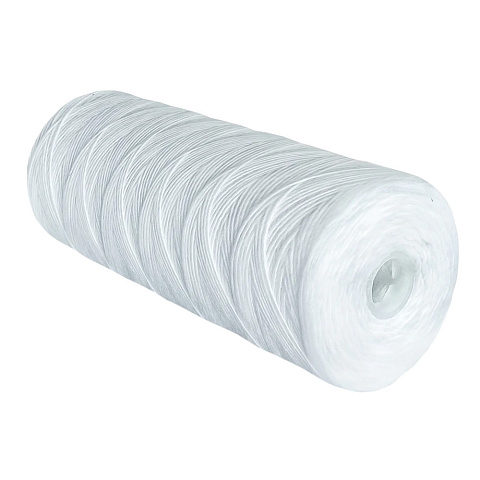 Картридж из полипропиленовой нити Aquafilter FCPP5M10BB Ø108x255мм 5mcr 45°C (очистка от механических примесей) - фото