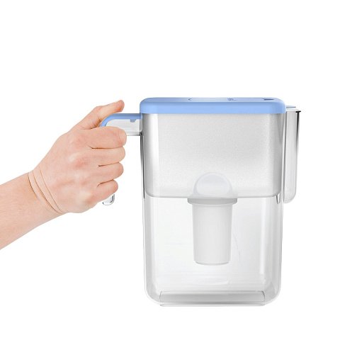 Фільтр-глечик Ecosoft Slim блакитний 3,5/1,7л FMVSLIMBECO - фото