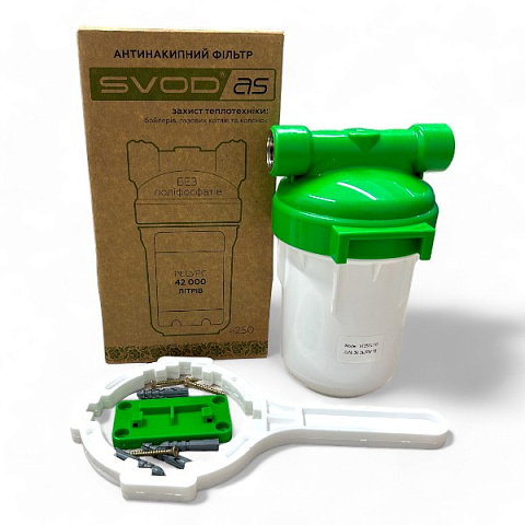 Фильтр от накипи для теплотехники СВОД-АС ST-250 (L3/4) 0122 - фото