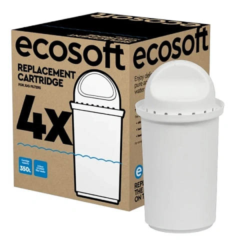 Комплект улучшенных картриджей 3+1 ECOSOFT для кувшинных фильтров (CRVK4ECO) - фото