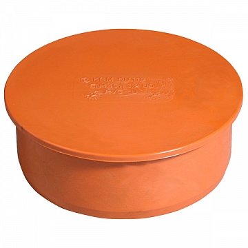 Каналізаційна заглушка Ostendorf ПВХ d200 (223620) - фото