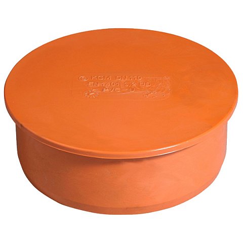 Каналізаційна заглушка Ostendorf ПВХ d200 (223620) - фото