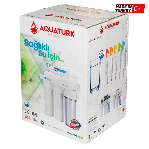 Система обратного осмоса Aquaturk P с насосом (3-04-ECO-1-H-P) - фото