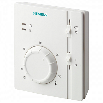 Аналоговий термостат Siemens RAA31.26 LED індикатор - фото
