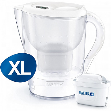 Фильтр-кувшин Brita Marella XL Memo Белый 3,5/2,0л (кувшин + 7 картриджей Maxtra) - фото