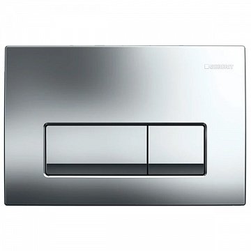 Смывная клавиша (панель) Geberit Delta 51 глянцевый хром (115.105.21.1) - фото