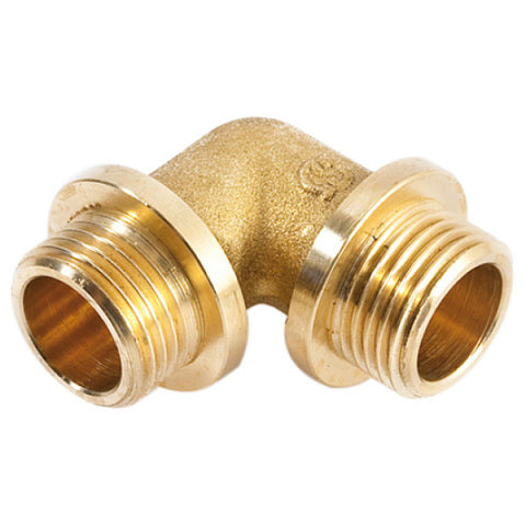 Колено латунное General Fittings 3/4''НР-3/4''НР - фото