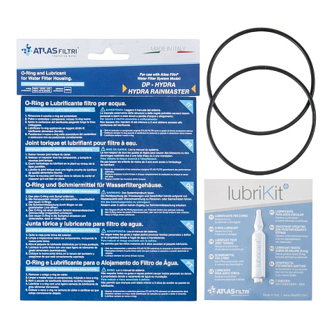 Кільце ущільнювальне + силікон Atlas Filtri для колб DP/Hydra RE9020676 Ø84х3.5мм - фото