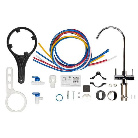 Фільтр зворотного осмосу з помпою Aquafilter RO7-75P (FRO5MPA) RP75139715 з мембраною 75GPD мінералізатором Aimro та Aifir - фото