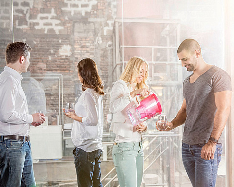 Фільтр-глечик BWT Vida electronic 2.6/1.4л (рожевий) з картриджем BWT Duomax - фото