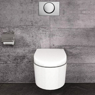 Смывная клавиша (панель) Geberit Delta 15 нержавейка (115.101.00.1) - фото