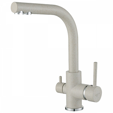 Кухонный смеситель трехпозиционный Aquasanita Akvaduo 2663 - 110 Biege - фото