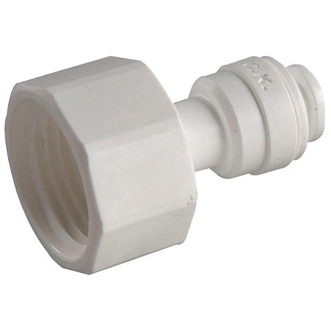 Фитинг прямой 6FC7 3/8''-1/2'' (трубка Ø10мм - резьба 1/2'') - фото