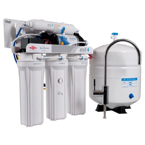 Фильтр обратного осмоса с помпой Atoll A-550E CP - фото