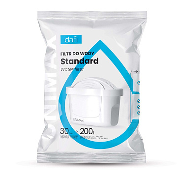 Фільтр-глечик Dafi Luna Unimax Білий 3,3/1,5л (глечик + 2 картриджа) - фото