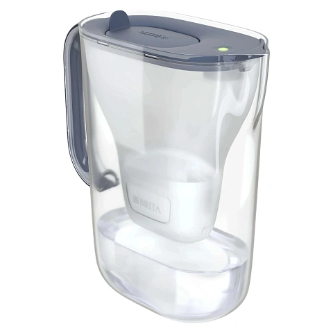 Фільтр-глечик Brita Style Essential XL Mxpro 3.6/2.3л з картриджем, сірий (1058043) - фото