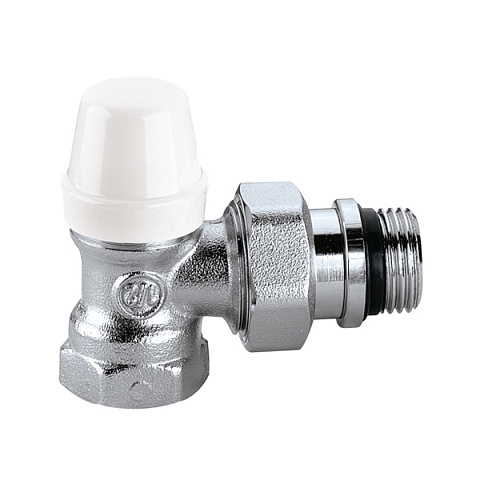 Кран радіатора відсікаючий Caleffi 431402 1/2'' кутовий - фото