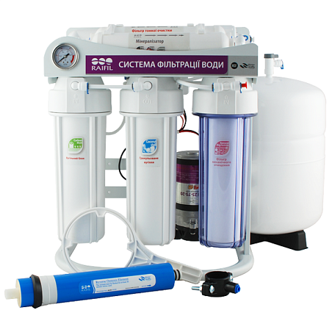 Фильтр обратного осмоса Raifil RO905-550BP-EZ-S - фото