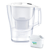 Фильтр-кувшин Brita Aluna MX Pro белый 2,4/1,2л с картриджем Maxtra Pro - фото