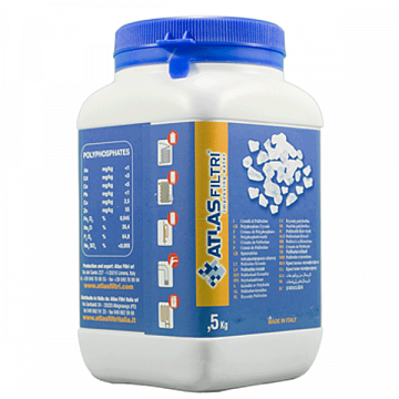 Кристали поліфосфату Atlas Filtri (великі) 10/20 упаковка 0,5кг RE8010005 - фото