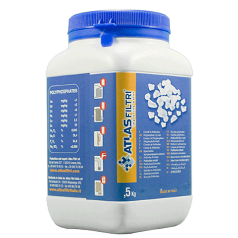 Кристали поліфосфату Atlas Filtri (великі) 10/20 упаковка 0,5кг RE8010005 - фото